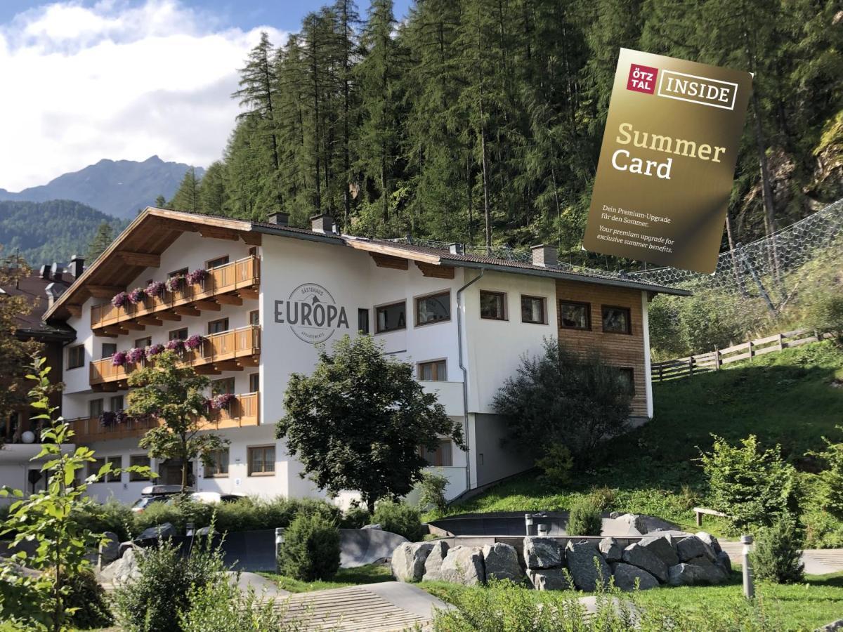 Gästehaus Europa Sölden Exterior foto